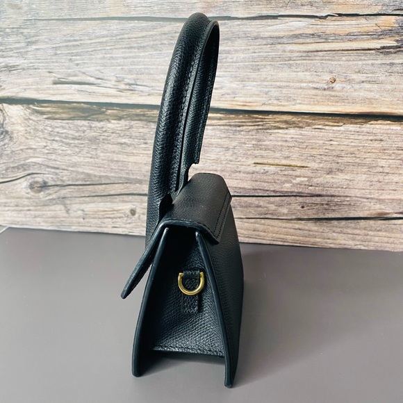 Jacquemus Mini Le Chiquito in Black Leather Authentic with Certificate See Pics - Picture 12 of 16